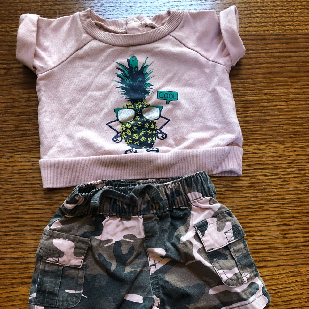 🍍 Cool Shorts and Sweatshirt BEACH TIME 🏝